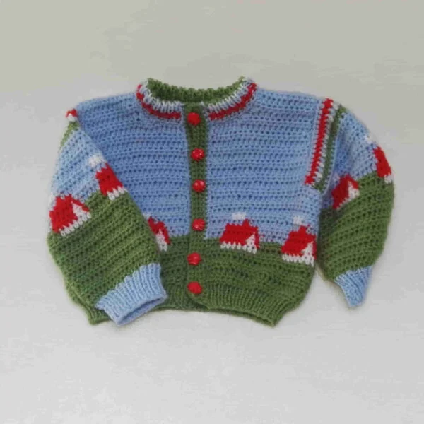 Baby Vestje Gehaakt Huisjes