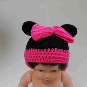 Baby muts gehaakt Minney Mouse