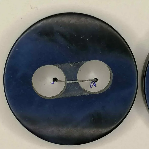 Knopen blauw 33mm vintage