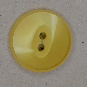 Knopen geel glans 27mm vintage Metsie