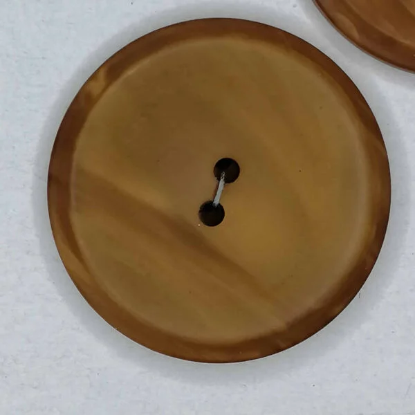 Knopen koperkleur 33mm vintage Metsie