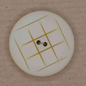 Knopen geel 25mm vintage Metsie