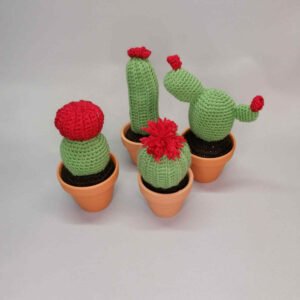 Cactussen gehaakt handgemaakt Metsie