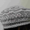 baret damesmuts gebreid wol grijs